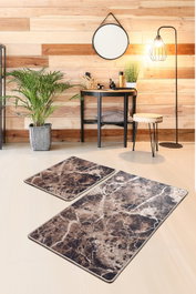 Mijölnir Mozaik Juego de alfombras de baño multicolor